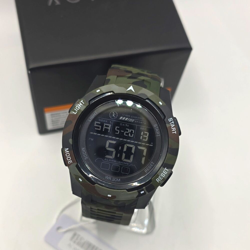 Invicta Activa Men's Digital , Ranger X Terrain, 45mm, green camoflage